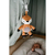 Srna babyted ropotuljica pliš 30cm obešanka za posteljico/voziček