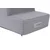 shumee Welsti pasje stopnice 30 cm, 3 stopnice iz sivega velveta