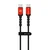 BLAVEC Pleteni kabel Raptor tipa C do tipa C PD 100W 5A 1 meter Apple CarPlay/Android Auto CRA-CC5BR10 črno-rdeč