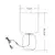 Zuma Line HS8723-BL - Stona lampa 1xE14/40W/230V crna/zlatna