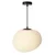 BRILAGI - Luster na sajli PEBBLES 1xE27/40W/230V prečnik 30 cm crna