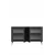 Hanah Home komoda Ilay 120, 120 cm, antracit / zlatna