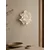 WallXpert 3D zidni ukras cvet od EVA pene DM0009, 30 x 30 cm, beli
