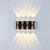 LED spoljna zidna lampa sa 8 LED dioda - moderno dvosmerno osvetljenje na struju!