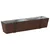 Vidaxl Ograja 2 szt. 80 x 17 x 17 cm Kovina