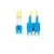 Lanberg SM SC/UPC-LC/UPC DUPLEX 3.0mm LSZH G657A1 2m rumen optični patchcord