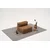 Atelier del Sofa Fotelja na razvlačenje Comfort, 95 x 75 x 95 cm, Smeđa