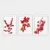 Wallity Set uramljenih slika 3BC_42613522, 3 dijela