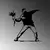 WALLXPERT Zidna dekoracija Banksy Metal 01