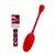 Vibro jaje Pretty love Knucker, 18.6cm, Crveni