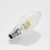 Arcchio LED-svečka E14, 4 W, mat, 2.700 K, z možnostjo zatemnitve - Steklo