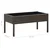 Vrtna miza rjava 75x40x37 cm poli ratan