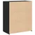 Ormarić za pohranu s ladicama Crni hrast 80 x 42.5 x 93.5 cm