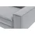 ATELIER DEL SOFA Sofa sa 3 sedišta Sparrow 3 Fog Grey Walnut