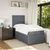 Vidaxl Box spring postelja z vzmetnico temno siv 90x190 cm žamet