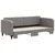 Vidaxl Izvlečna dnevna postelja temno taupe 80x200 cm blago