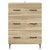 Ormar s ladicama Hrast sonoma 66 x 34,5 x 89,5 cm