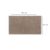 Lessentiel Maison Peškir za ruke Chevron, 33x33 cm, Braon