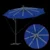 Suncobran Azurnoplava 294 x 294 x 248 cm Poliester i aluminij