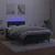Krevet box spring s madracem LED tamnozeleni 120x200 cm baršun