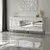Hanah Home Komoda Nice 180x80x40cm Belo-Zlatna