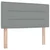 Postelja boxspring z vzmetnico Svetlo siva 120 x 190 cm Blago