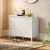 HOMCOM HOMCOM Komoda MDF, iverna plošča 100D x 40Š x 78V cm Bela, (5000242529)