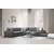 Atelier del Sofa Ugaona garnitura Loop 5 95x85x282cm Antracit