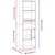 Regal za knjige boja starog drva 60x30x189 cm konstruirano drvo