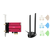 Cudy WE4000 AX5400 Wi-Fi 6/6E Bluetooth 5.2 PCIe Adapter, Tri-Band 2,4G/5G/6G, 2x5dBi Antenna