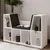 Hanah Home Polica za knjige Livora, 103x63x30 cm, Bela