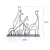 Aberto Design Dekorativna figura Giraffa, 18x20 cm, 1.5 mm, Crna