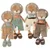 BK BABY MAEL lev temno rjave hlače (20 cm) Bukowski Design
