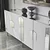 HANAH HOME Komoda Dubai White Silver