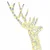 Obitelj jelena 3 pcs Topla bijela 67 x 26 x 127 cm PET