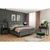 Boxxx BOXSPRING POSTELJA 160 cm  x 200 cm , tekstil siva