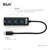 Club3D vozlišče USB-C 3.2 na 3xUSB-A 3.2 RJ45 1Gbps