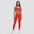GymBeam Ženske helanke Simple Rouge Red