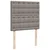 Vidaxl Box spring postelja z vzmetnico taupe 90x200 cm blago