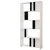Hanah Home Polica 90x180x20cm Belo-Crna
