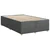 Vidaxl Box spring postelja z vzmetnico temno siva 120x190 cm blago
