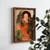 WallXpert uramljena MDF slika NAL183-46, terakota stepenice pod lukom obrasle zelenilom, 35,5 x 47 cm