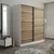 Hanah Home Garderober Kale-3962, 180x210x52 cm, Hrast