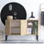 Hanah Home Komoda Oscar 120x80x40cm Hrast