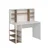 Hanah Home radni sto Liora, 120 cm, beli / orah