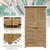 Homestar Vrtna omara 87x46,5x160 cm rjava lesena, (5000228210)