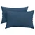 Jastučići za sofu 2 pcs Plava 60 x 40 cm tkanina