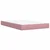 Vidaxl Box spring postelja z vzmetnico roza 120x190 cm žamet