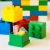LEGO mini box 4 - bledo modra 46x46x43 mm