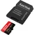 SanDisk SDXC 256GB Micro Extreme Pro 200MB/s A2 C10 V30 UHS-I US+Ad